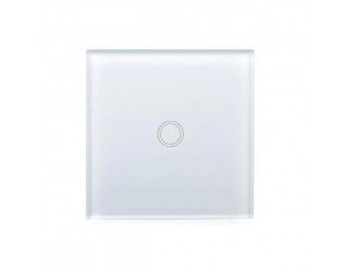 Akubela 1 Gang Touch Switch (EU version) - White