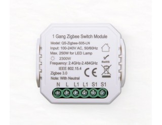 Akubela 1 Gang Zigbee Switch Module (EU version)