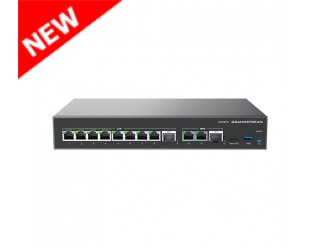 Grandstream GCC6011 UC+Networking Convergence Device (VPN Router, NGFW, Switch & IP PBX) with 2x 2.5 Gigabit SFP ports and 10x Gigabit Ethernet ports