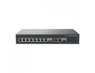 Grandstream GCC6011 UC+Networking Convergence Device (VPN Router, NGFW, Switch & IP PBX) with 2x 2.5 Gigabit SFP ports and 10x Gigabit Ethernet ports