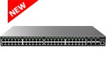 Grandstream GWN7806P 48-Port Enterprise-Grade Gigabit L2+ Managed PoE/PoE+ Switch with 6 SFP+ Ports