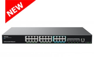 Grandstream GWN7822P 16-Port Multi-Gigabit Layer 3 Managed PoE Switch with 4 SFP+ Ports