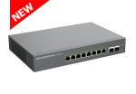 Grandstream GWN7721P 10-Port L2-Lite Managed 2.5Gigabit PoE Switch with 8x 2.5G Ethernet Ports and 2x 10G SFP+