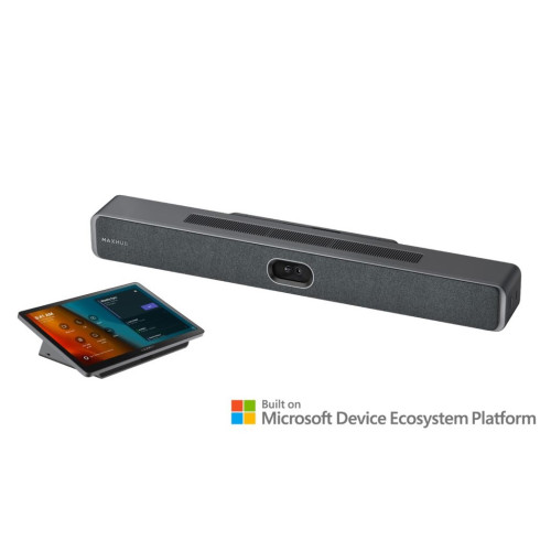 MAXHUB XBar V50 Kit for Microsoft Teams Rooms, includes one Android OS ...