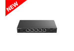 Ruijie-Reyee RG-EG406XS 6-Port Multi-Gigabit Cloud Managed Router with 5x 2.5G Ports and 1x 10G SFP+ port