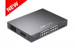 Ruijie-Reyee RG-ES218GC-P 18-Port Gigabit Smart POE Switch with 16 Gigabit RJ45 Ports including 16 POE/POE+ Ports and 2 SFP Slots