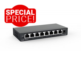 Ruijie-Reyee RG-ES108D 8-Port 10/100Mbps Unmanaged Switch