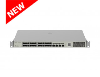 Ruijie-Reyee RG-NBS3100-24GT4SFP-P-V2 28-Port Gigabit L2 Managed PoE Switch with 24 Gigabit PoE/PoE+ Ports and 4 SFP Slots