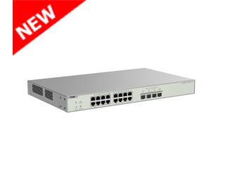 Ruijie-Reyee RG-NBS3300-16MG4XS-HP 16-Port Muti-Gigabit, Layer 2 Managed Switch with 4x PoE++ Ports, 12x PoE+ Ports and 4x SFP+ Uplink Ports