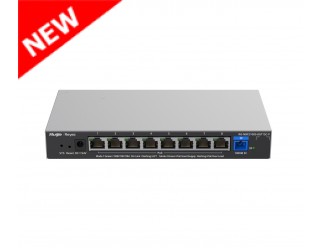 Ruijie-Reyee RG-NBF2100S-8GT1SC-P e-Lighten 8-Port Gigabit Layer 2 Cloud Managed Optical Splitter PoE+ Switch with 1x (1G) SC Port