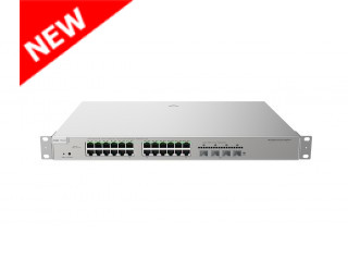 Ruijie-Reyee RG-NBS5200-24GT4XS-P-V2 24-port Gigabit Layer 3 Cloud Managed PoE/PoE+ Switch with 4 SFP+ (10G) Uplink Ports