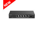 Ruijie-Reyee RG-ES206MG-P 5-Port 2.5G Cloud Managed PoE Switch with 1x 10G SFP+ Uplink Port