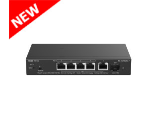 Ruijie-Reyee RG-ES206MG-P 5-Port 2.5G Cloud Managed PoE Switch with 1x 10G SFP+ Uplink Port Ruijie-Reyee RG-ES206MG-P 5-Port 2.5G Cloud Managed PoE Switch with 1x 10G SFP+ Uplink Port