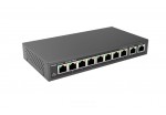 Ruijie-Reyee RG-ES110D-P 8-Port 100Mbps + 2 Uplink 1000Mbps Ports Unmanaged PoE/PoE+ Switch