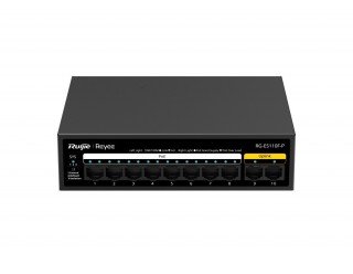 Ruijie-Reyee RG-ES110F-P 10-Port 10/100 Mbps Unmanaged PoE/PoE+ Switch