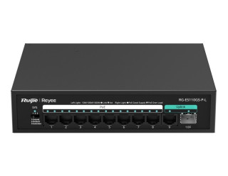 Ruijie-Reyee RG-ES110GS-P-L 10-Port 10/100/1000 Mbps Unmanaged PoE/PoE+ Switch