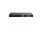 Ruijie-Reyee RG-ES118FGS-LP 16-Port 10/100 Mbps Unmanaged PoE/PoE+ Switch with 2 Gigabit RJ45/SFP Combo Ports