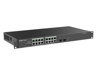 Ruijie-Reyee RG-ES118GS-P-L 18-Port Gigabit Unmanaged PoE/PoE+ Switch with 2 (1G) SFP Uplink Ports