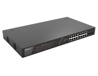 Ruijie-Reyee RG-ES118GS-P 16-Port Gigabit Unmanaged PoE/PoE+ Switch with 2 Gigabit SFP Uplink Ports