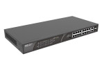 Ruijie-Reyee RG-ES118S-LP 16-Port Unmanaged PoE/PoE+ Switch with 2 Gigabit SFP Combo Uplink Ports