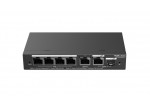 Ruijie-Reyee RG-ES206GS-P 6-Port Gigabit Smart POE Switch with 4 PoE/POE+ Ports and 1G SFP Combo Port