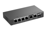 Ruijie-Reyee RG-ES206GS-P 6-Port Gigabit Smart POE Switch with 4 PoE/POE+ Ports and 1G SFP Combo Port