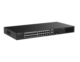 Ruijie-Reyee RG-ES228GS-LP 28-Port Gigabit Smart Cloud Managed PoE Switch with 24x 1G PoE/PoE+ Ports, 2x 1G RJ45 Ports, 2x 1G SFP Ports and 250W PoE Power Budjet Ruijie-Reyee RG-ES228GS-LP 28-Port Gigabit Smart Cloud Managed PoE Switch with 24x 1G PoE/PoE+ Ports, 2x 1G RJ45 Ports, 2x 1G SFP Ports and 250W PoE Power Budjet