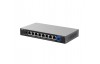 Ruijie-Reyee RG-NBF2100S-8GT1SC-P e-Lighten 8-Port Gigabit Layer 2 Cloud Managed Optical Splitter PoE+ Switch with 1x (1G) SC Port