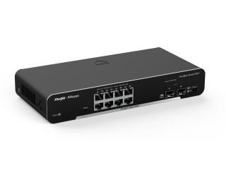 Ruijie-Reyee RG-NBS3100-8GT2SFP 10-Port Gigabit L2 Managed Switch with 8 Gigabit Ports and 2 SFP Slots