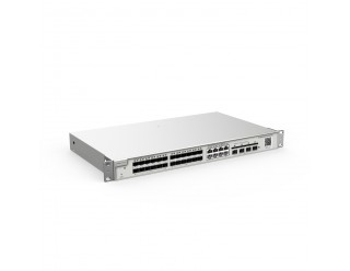 Ruijie-Reyee RG-NBS3200-24SFP/8GT4XS 24-Port SFP L2 Managed Switch with 24 SFP Slots, 8 Gigabit Combo Ports and 4 (10G) SFP+ Slots