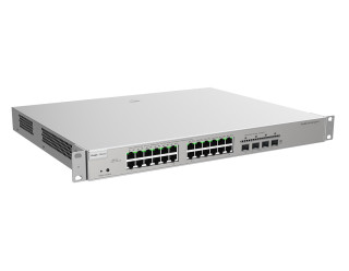 Ruijie-Reyee RG-NBS5200-24GT4XS-P 24-port Gigabit Layer 3 Cloud Managed PoE/PoE+ Switch with 4 SFP+ (10G) Uplink Slots Ruijie-Reyee RG-NBS5200-24GT4XS-P 24-port Gigabit Layer 3 Cloud Managed PoE/PoE+ Switch with 4 SFP+ (10G) Uplink Slots