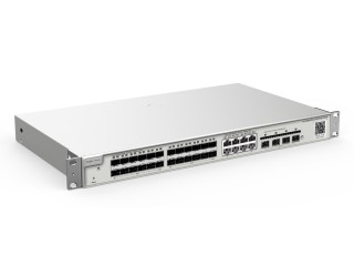 Ruijie-Reyee RG-NBS5200-24SFP/8GT4XS 24-Port Gigabit SFP Layer 3 Cloud managed switch with 8x 1GE RJ45/SFP Combo ports and 4x 10G SFP+ Uplink ports