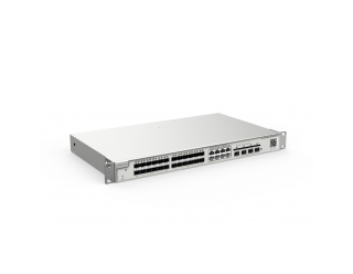 Ruijie-Reyee RG-NBS5200-24SFP/8GT4XS 24-Port L3 Cloud Managed Switch with 24 SFP Slots, 8 Gigabit Combo Ports and 4 (10G) SFP+ Slots