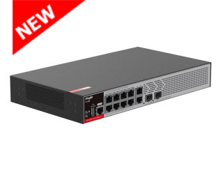 Ruijie RG-S2915-10GT2MS-P-L 10-Port 1GE RJ45 Layer 2+ Managed PoE/PoE+ Switch with 2-Port 2.5GE Uplink and 125W PoE Power budget
