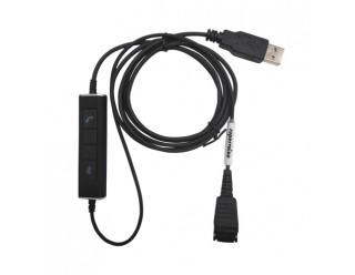 Supervoice SVC-QDUSB2 Headset QD to USB PC connecting bottom cable (Teams Compatible)