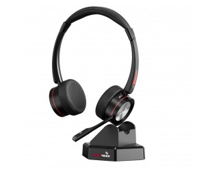 Supervoice SVC-WBT42 Professional Wireless Ai Noise Canceling Bluetooth Headset Dual