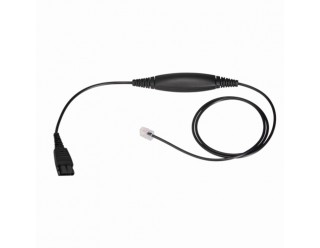 Supervoice SVC-QD310 headset QD to RJ9 Bottom Cable with Microphone Amplification