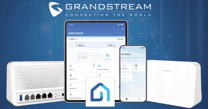 Grandstream GWN7062E AX3000 Wi-Fi 6 Dual-band 3×3:2 MU-MIMO Wireless ...